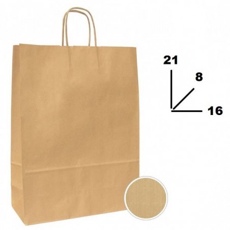 BORSA CARTA AVANA MIS.16+8x21cm