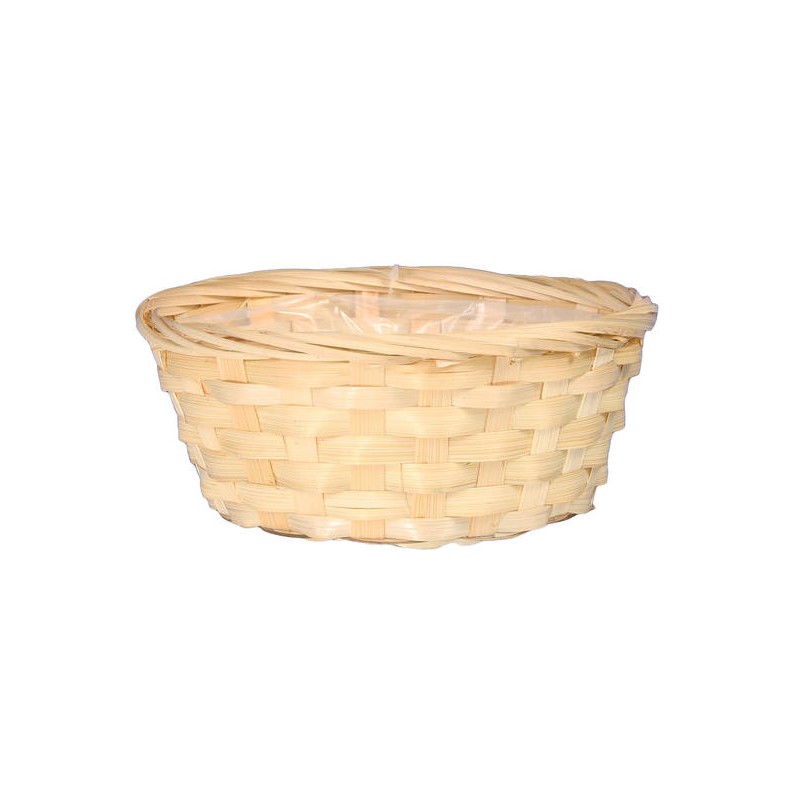 CESTO TONDO BAMBOO Ø20x9cm NATURALE
