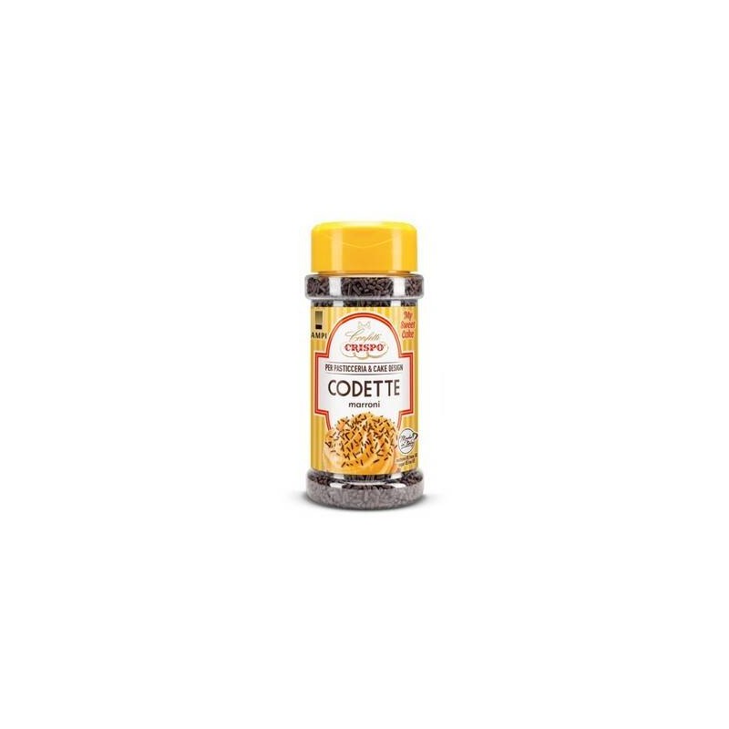 CODETTE DI ZUCCHERO MARRONI 75gr