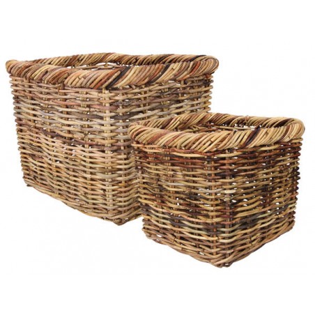 CESTO TIGER RATTAN SQUARE 48x40cm 1/2