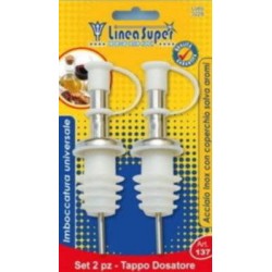 TAPPO DOSATORE INOX 2pz AR.137