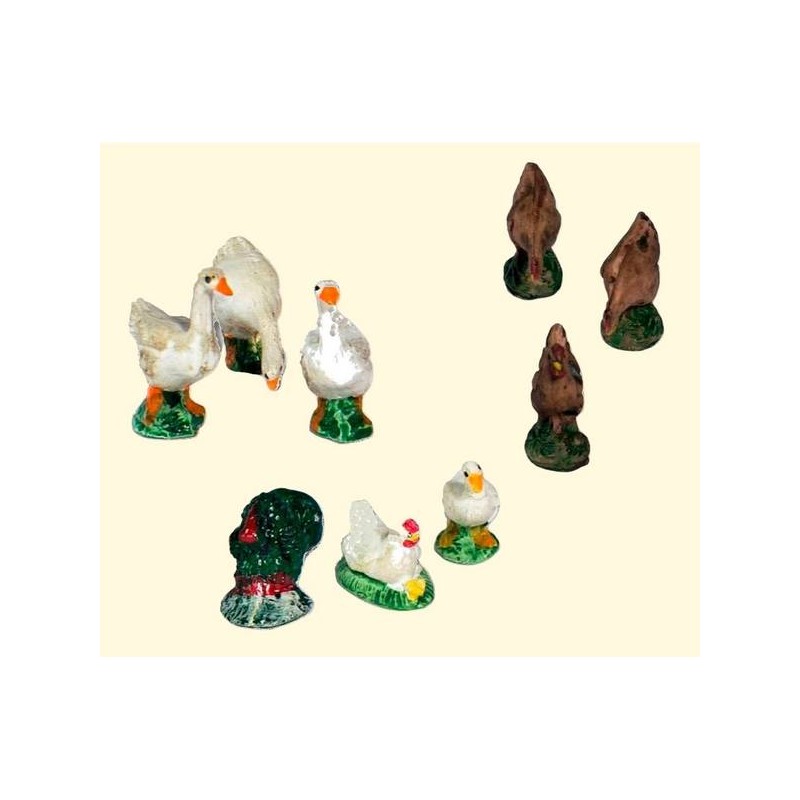 ANIMALI DA CORTILE 3pz 3mod.