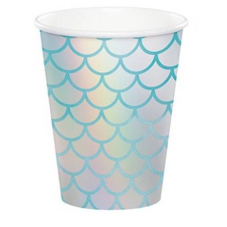 BICCHIERI 250ml IRID MERMAID SHINE 8pz