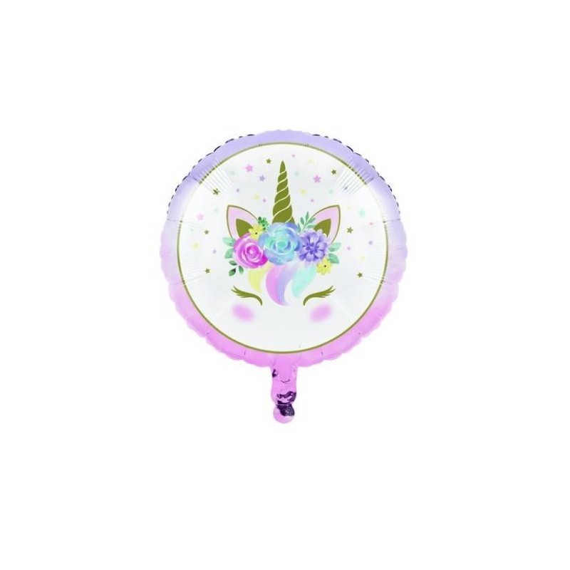 PALLONE MYLAR 18 43 cm UNICORN BABY