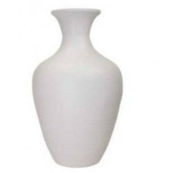 VASO BAMBOO ANFORA SLIM Ø26xh49cm WHITE MATT