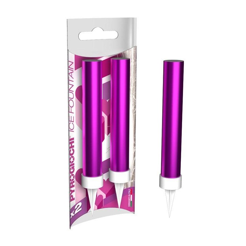 CANDELOTTI TORTA SATIN FUCSIA 2pz