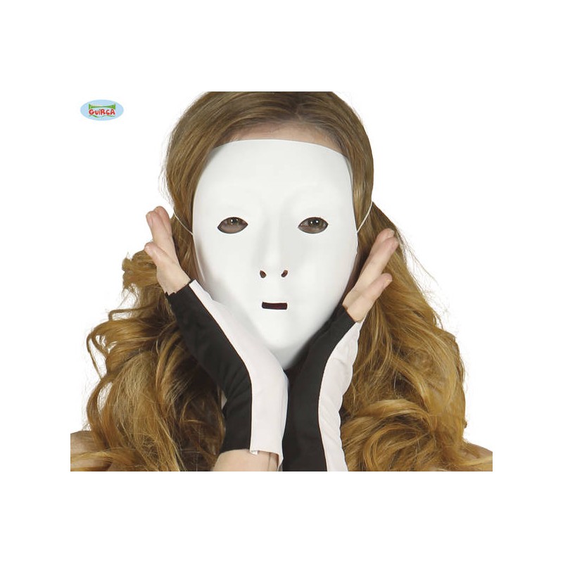 MASCHERA BIANCA DA DECORARE PVC