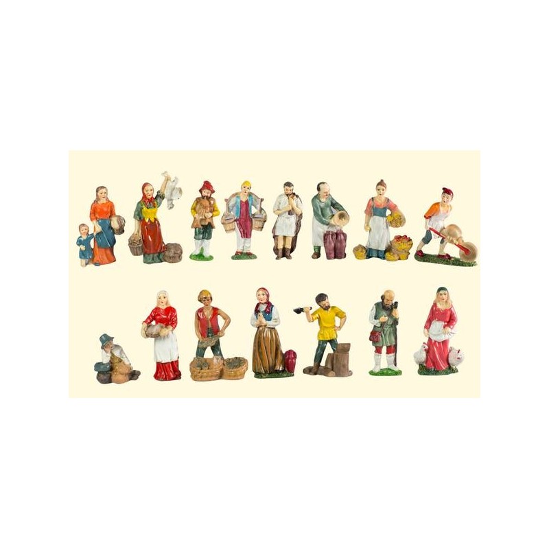 PASTORE IN RESINA 10cm 15 assortimenti 1PZ