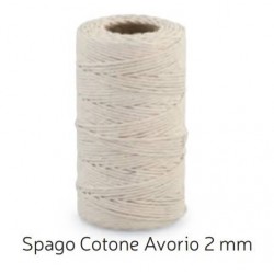 SPAGO COTONE AVORIO mm2x100mt