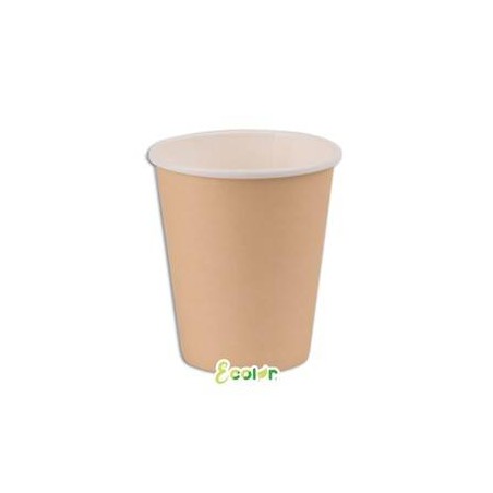 BICCHIERI 200cc ECOLOR BIODEGRADABILI CAPPUCCINO 25pz