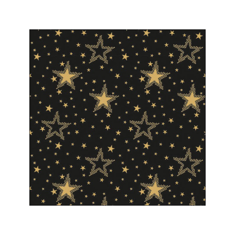 TOVAGLIOLI 33x33cm NIGHT SKY GOLD/BLACK 20pz