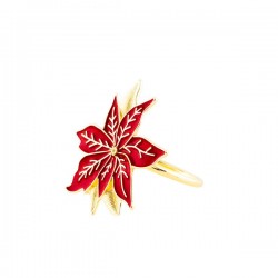 PORTA TOVAGLIOLO METAL STELLA DI NATALE 5,5cm