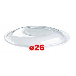 COPERCHIO INSALATIERA PET TRASPARENTE DIAM.26 BOMBATO