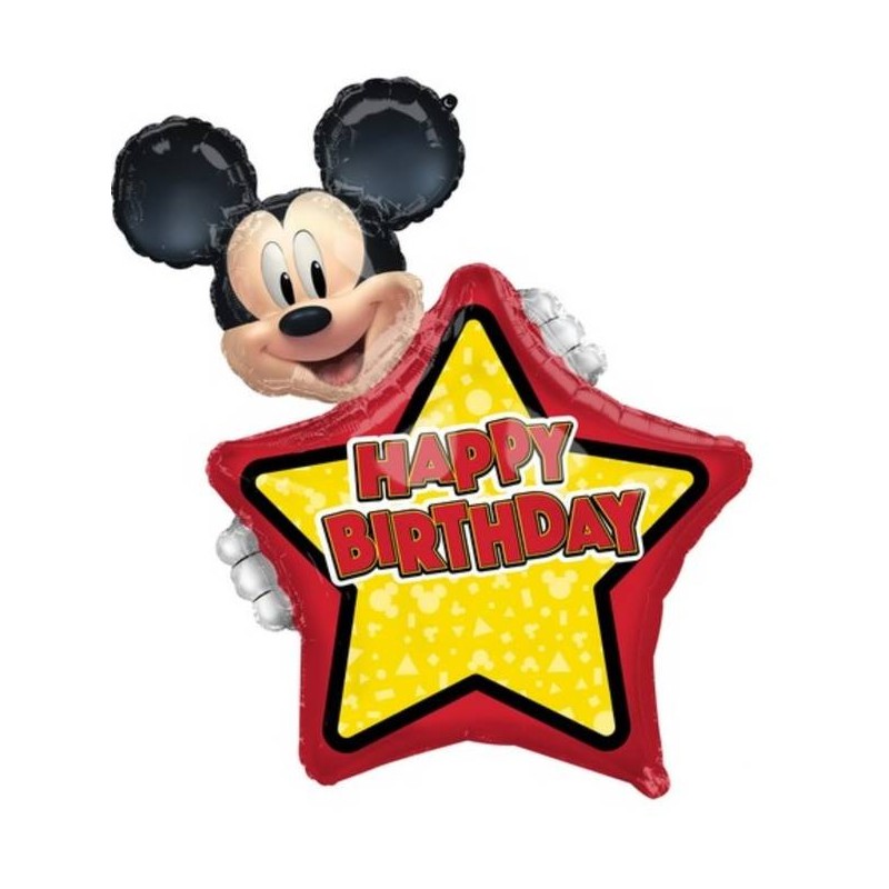 PALLONE MYLAR S/SHAPE MICKEY M. FOREVER 60x76cm PERSONALIZZABILE