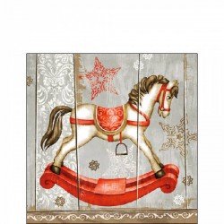 TOVAGLIOLI 25x25 CAVALLO DONDOLO 20pz