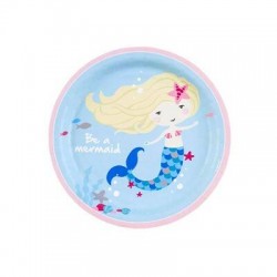 PIATTI DESSERT ø18cm BE A MERMAID 8pz