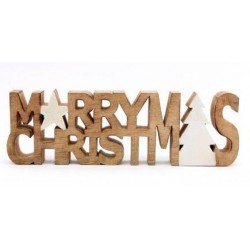 MERRY CHRISTMAS WORD DECO41cm