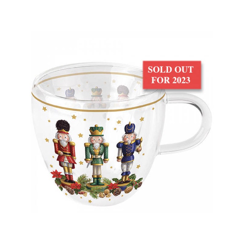 TAZZA TE' VETRO SCHIACCIANOCI