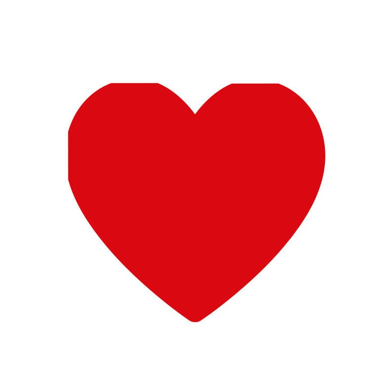 TOVAGLIOLI 33x33 SAGOMATI HEART RED 3V 16pz