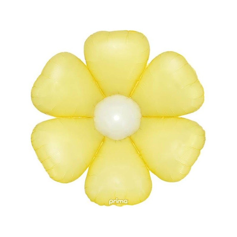 PALLONCINO MYLAR 34 86cm MARGHERITA GIALLA