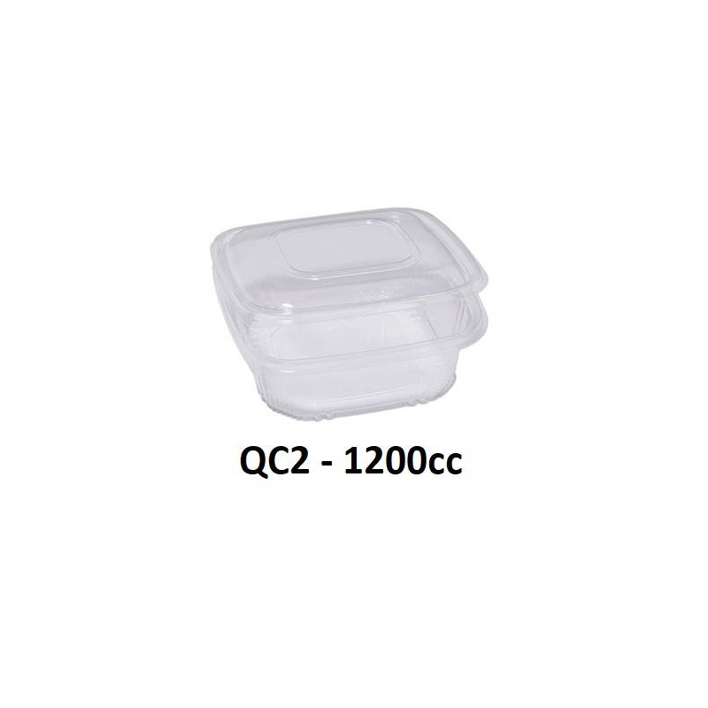 OVALINO CUKI PP 1200cc 50pz QC2 185x185x60mm (160x160mm INT)