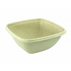 INSALATIERA POLPA QUADRATA 375ml 13,2x13,2x4,5 BIO...