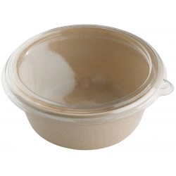 INSALATIERA POLPA TONDA 1000ml ø21x6h BIO COMPOSTABILE 75pz