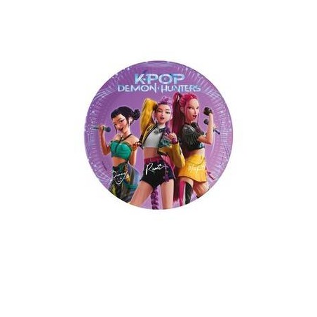 PIATTO DESSERT ø20cm K-POP DEMON 8pz