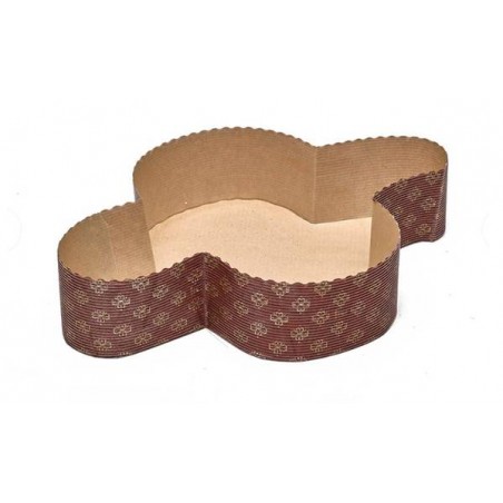FORMA COTTURA COLOMBA 1000gr 320x225x65mm 4 PEZZI