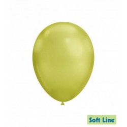 PALLONCINI LATTICE SOFT LINE CHROME 12 30cm VERDE LIME 122 50pz RC