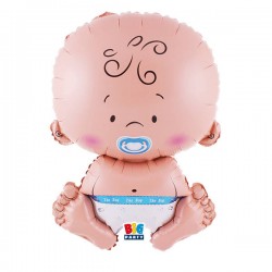 PALLONCINO MYLAR 43x82cm BABY BOY BIG