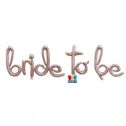 PALLONE MYLAR ITALIC  BRIDE TO BE 180x53cm