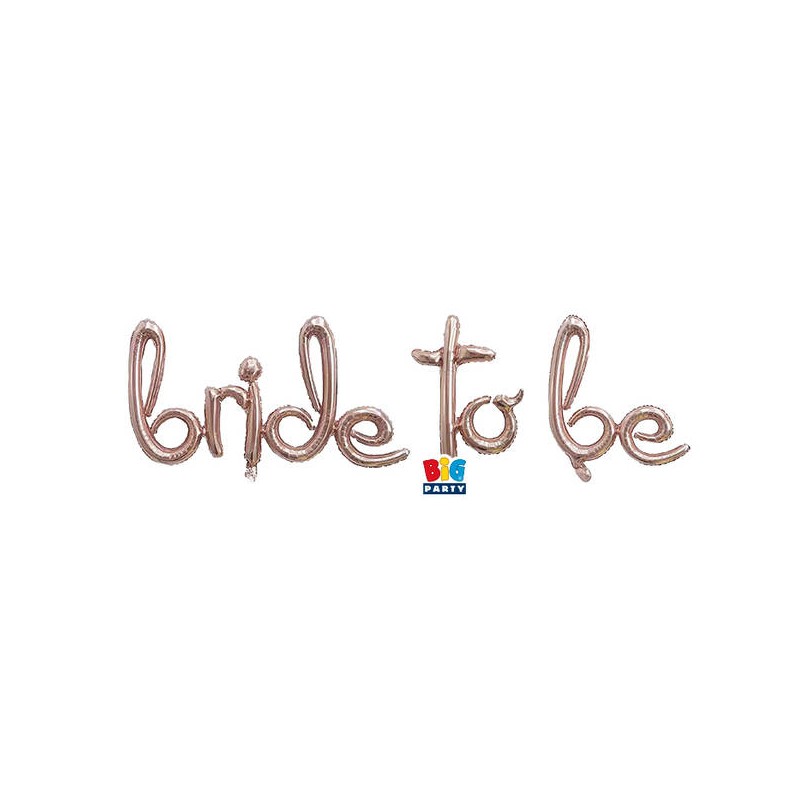 PALLONE MYLAR ITALIC  BRIDE TO BE 180x53cm