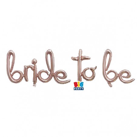 PALLONE MYLAR ITALIC  BRIDE TO BE 180x53cm
