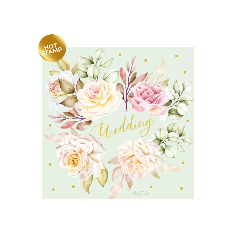 TOVAGLIOLI 33x33 MINT WEDDING 16pz