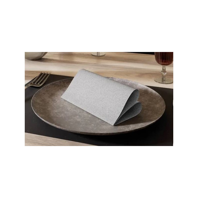 TOVAGLIOLI 38x38 STAR FABRIC GRIGIO ROCCIA 40pz FATO