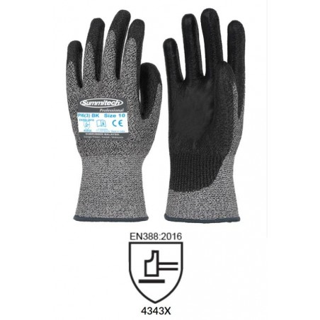 SUMMITECH GUANTI PI6(3) BK TAGLIA XL 10 - 1 PAIO