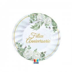 PIATTI DESSERT ø20cm FELICE ANNIVERSARIO EUCALIPTO 6pz