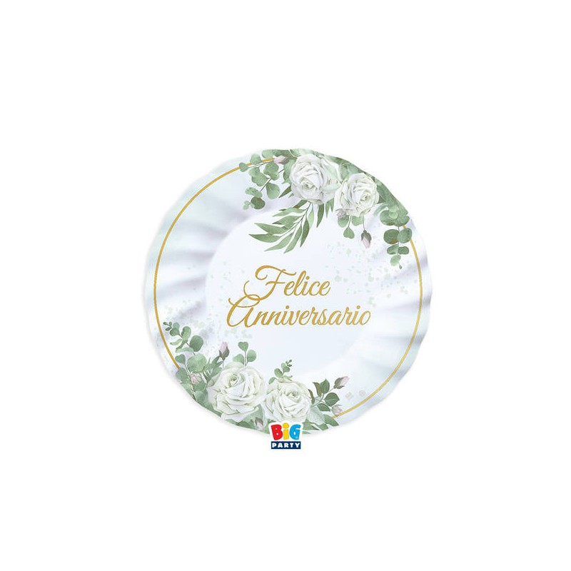 PIATTI DESSERT ø20cm FELICE ANNIVERSARIO EUCALIPTO 6pz