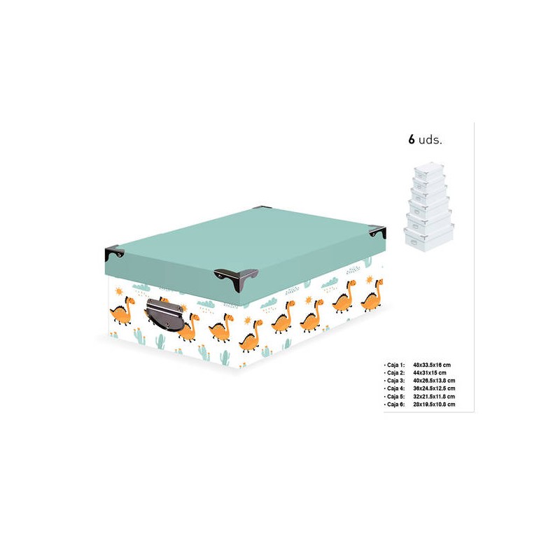 SCATOLA RETTANGOLARE ANGOLO METAL BIMBO 1/6 48x33,5x16cm