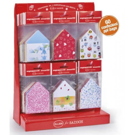 SEGNAPACCO MINI BUSTA ASSORTITO 4pz