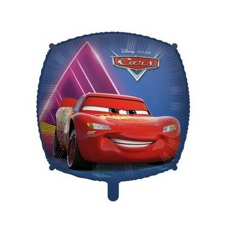 PALLONE MYLAR QUADRATO CARS 45cm