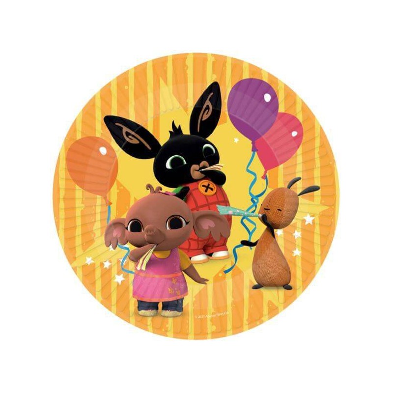 PIATTI PIANI 23cm BING ARANCIO 8pz