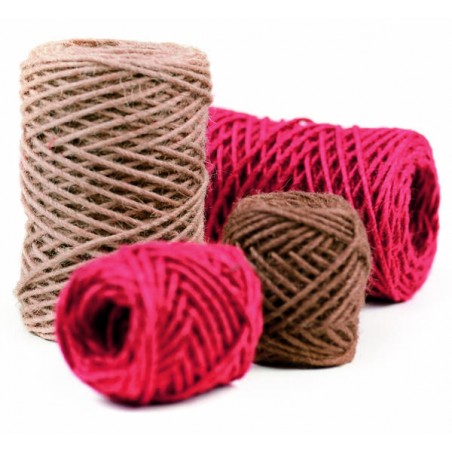 CANAPA GOMITOLO 301 mm3x50mt 07-ROSSO