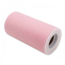 TULLE ROTOLO cm12,5x25mt ROSA BIG