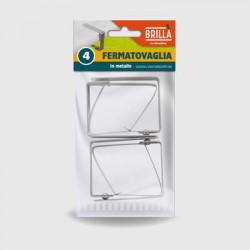 FERMATOVAGLIA IN METALLO 4pz