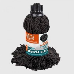 RICAMBIO MOP TRECCIA BLACK 150gr MICROFIBRA