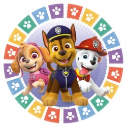 PIATTI DESSERT PAW PATROL MULTI 8pz