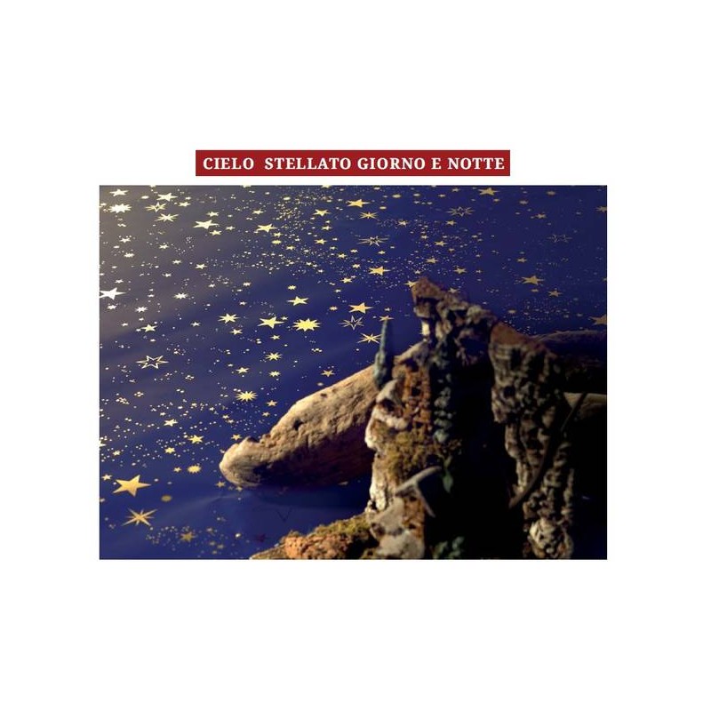 BOBINA PPL CIELO STELLATO NOTTE 0,7x1mt B-839AR