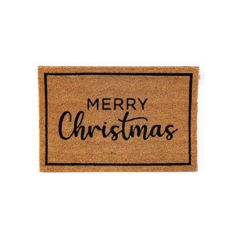 ZERBINO SCRITTA NERA MERRY 60x40cm